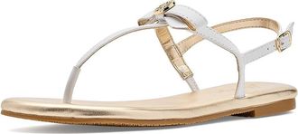 Lilly Pulitzer Teighen Bow Sandals Womens Sandals Resort White : 8.5 M, Leather