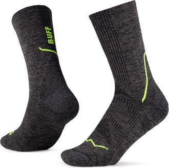 Buff Dryflx Crew Sock Laufsocken - Unisex | grau/schwarz
