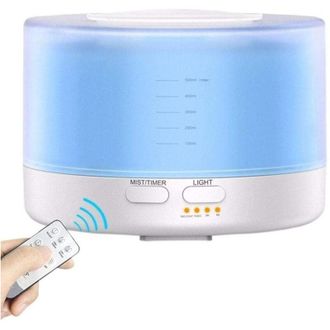 Trade Shop Trade Shop - Diffusore Aromi 4in1 Umidificatore Bianco Ambiente Rgb Aromaterapia Ultrasuoni