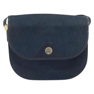 Dior Pre-owned Borsa a spalla vintage a nido dape - - Pre-owned - Donna - Blu - ONE SIZE