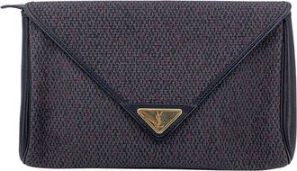 Saint Laurent Vintage Plastic Clutch Bag (Authentic Pre-Loved)