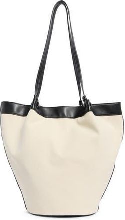 BCBGeneration Canvas Tote Bag in Natural Black at Nordstrom Rack