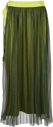 Aglini Womens Skirt - Green