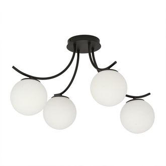 Wonderlamp Plaf&oacute;n De Techo Barino Opal (4 Luces)