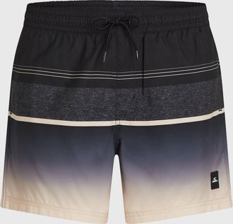 O'Neill Badeshorts ONEILL ONEILL GRADIENT 15 SWIMSHORTS, Herren, Gr. L (52), N-Gr, schwarz out, Obermaterial: 100% Polyester, Badehosen Badeshorts, mit elasti