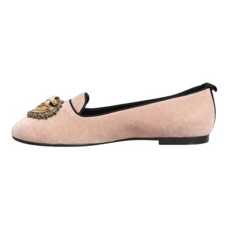 Dolce & Gabbana Ballerinas, female, Pink, Size: 5 1/2 US Devotion Loafers
