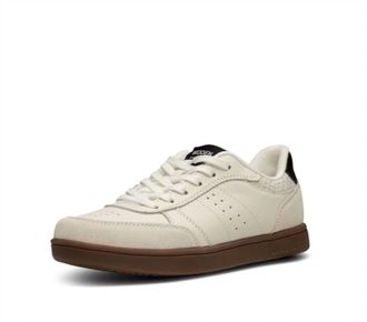 Woden Womens Bjork Mix Sneakers In Blanc/black
