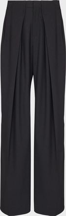 Balmain Men & apos;s Cotton Pleated Wide-Leg Trousers