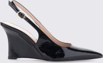 Stuart Weitzman D&eacute;collet&eacute; slingback Vinnie in pelle verniciata con tacco alto