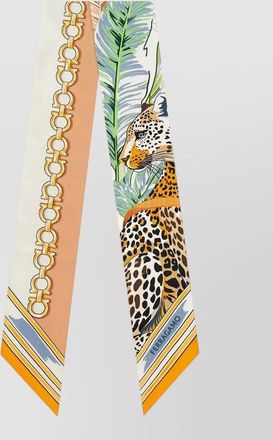 Ferragamo silk printed mini bandeau