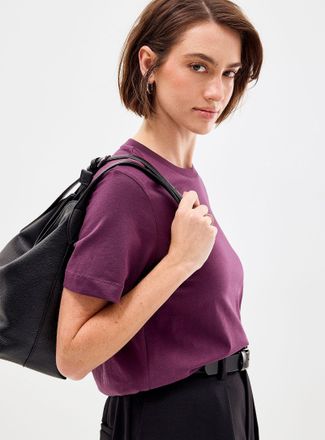 Contemporaine Womens Solid organic cotton T-shirt