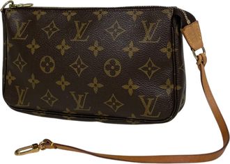 Louis Vuitton Brown Monogram Pochette Pouch (Pre-Owned)
