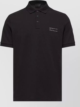 Moncler cotton short-sleeve polo shirt