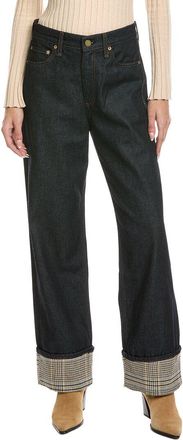 Rag & Bone Shea High-Rise Ankle Twilight Rinse Combo Relaxed Straight Jean