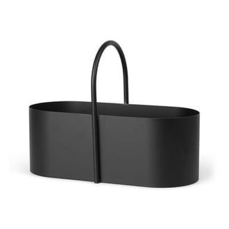 Ferm Living Basket Grib - Black - Powder coated metal - Designer Trine Andersen