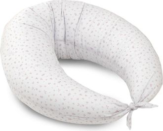 Cambrass Cojin de lactancia luna 80x185x16 cm rosa