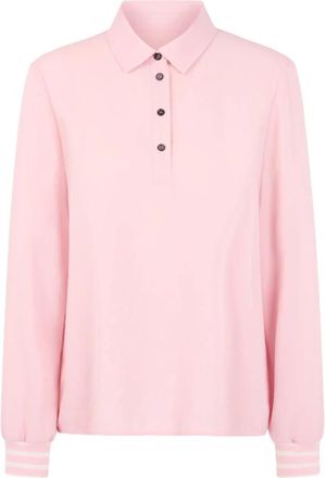 Marc Cain Polo Shirts - Dames - Polos - Roze - L - Katoen - Tops