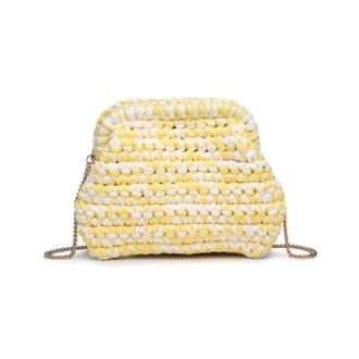 Moda Luxe Raya Clutch In Butter