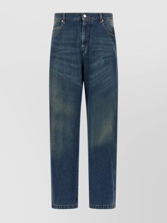 Isabel Marant denim mid-rise wide-leg jeans