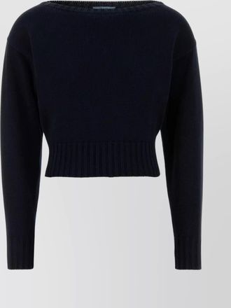 Prada midnight blue cotton sweater
