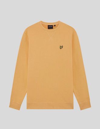 Lyle & Scott Lyle And Scott Mens Cotton Crew Neck Sweatshirt - Yellow - Size: 40