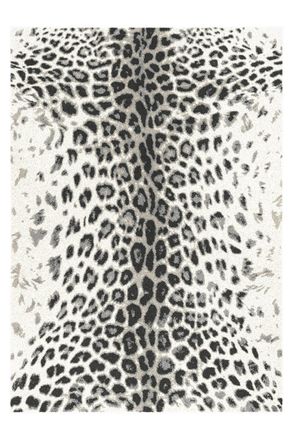 AFK Living Alfombra f&aacute;cil de mantener negro 80 x 150 cm