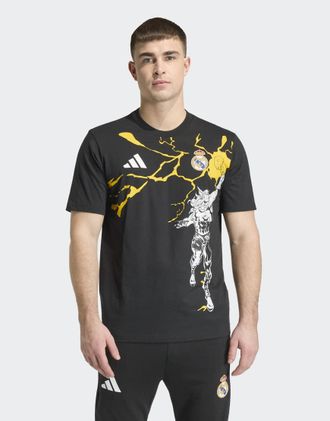 adidas adidas Real Madrid Avengers - T-shirt nera-Nero
