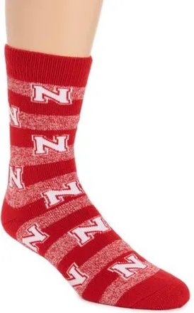 Muk Luks Gameday Terry Loop Socks in Nebraska at Nordstrom