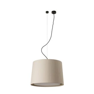Faro Barcelona Samba L&aacute;mpara Colgante Negra/encintada Beige &Oslash;450 64314-44