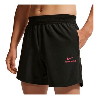 Nike Pro Training Dri-Fit 6 Inch Short Asia Sizing Black Red HV0412-011