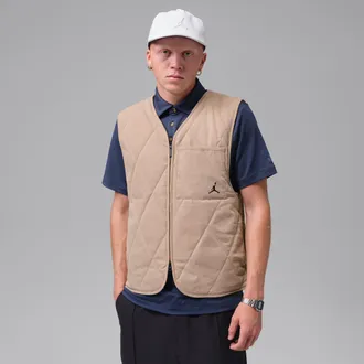 Nike Jordan Mens Jordan Sport Therma-FIT Golf Vest in Brown | HQ8679-247