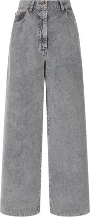 STUDIO TOMBOY corduroy wide-leg jeans - Grey