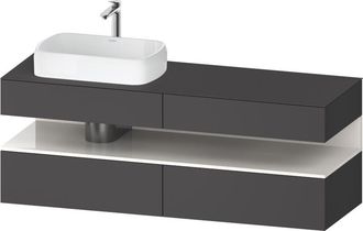 Duravit Qatego Consola Mueble Bajo Lavabo, 2 Extensiones, 2 - Duravit