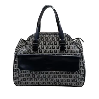Fendi Pre-owned Vintage Handbag - Dames - Pre-owned - Grijs - Maat: ONE Size Leer
