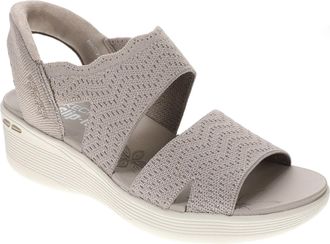 Skechers Cali Slip-Ins: Pier-Lite-Slip On By Womens Sandal, Taupe, 6.5 UK