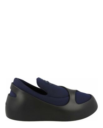 Ferragamo Lunar Paneled Slip-On Sneakers