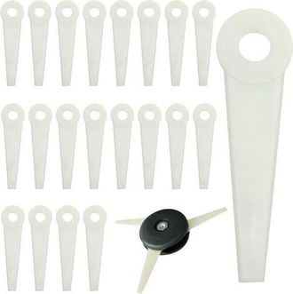 OEM Paquete De 20 Cuchillas De Pl&aacute;stico Para Cortac&eacute;sped Ulisem