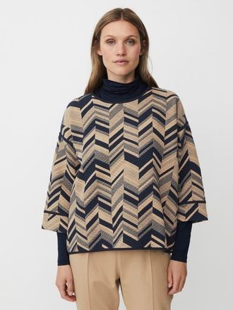 Masai MaBriella 3/4 Sleeve Round Neck Blouse in Travertine at Nordstrom, Size Xx-Large