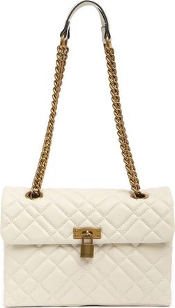 Kurt Geiger Brixton Lock Leather Shoulder Bag in Natural at Nordstrom Rack