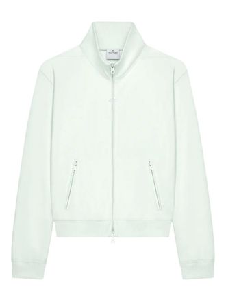 Courr&egrave;ges zip pocket sweatshirt - men - Polyester - L - White