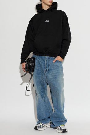 Balenciaga Hoodie, Mens, Black