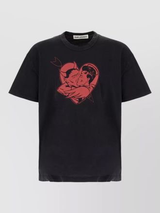Our Legacy cotton crew neck graphic print t shirt