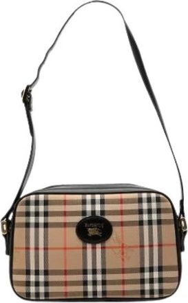 Burberry Borsa a spalla Pre-owned in tela - - Pre-owned - Donna - Beige - ONE SIZE