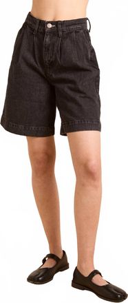 Damson Madder Womens Nova Jorts In Washed Black