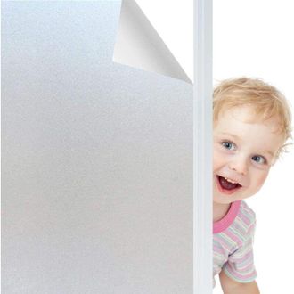 OEM L&aacute;mina Anti-mirada, Opaca, Electrost&aacute;tica Para Ventanas, Para Mayor Privacidad, Ventanas De Cristal, Oficina, Hogar, Ba&ntilde;o, Dormitorio, Cocina (60 X 20