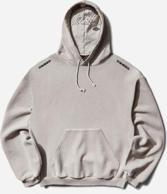 Umbro Lasered Masked Hoodie Light Grey