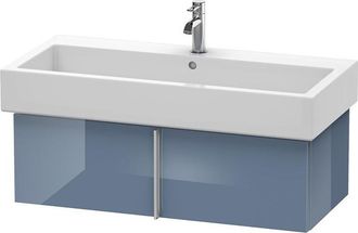 Duravit Duravit Vero Vanity Mural 6107, Con 1 Extra&iacute;ble, 950mm, Color (frente/cuerpo): Laca De Alto Brillo Stone Blue - Ve610704747