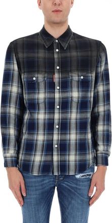 Dsquared2 Casual Shirts - Heren - Casual Overhemden - Veelkleurig - M - Overhemden