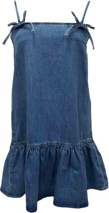 Ganni Ganni Tint Mini Dress in Light Blue Denim