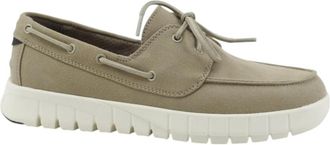 Geox Sailor Schoenen - Heren - Bootschoenen - Beige - 42 EU - Schoenen